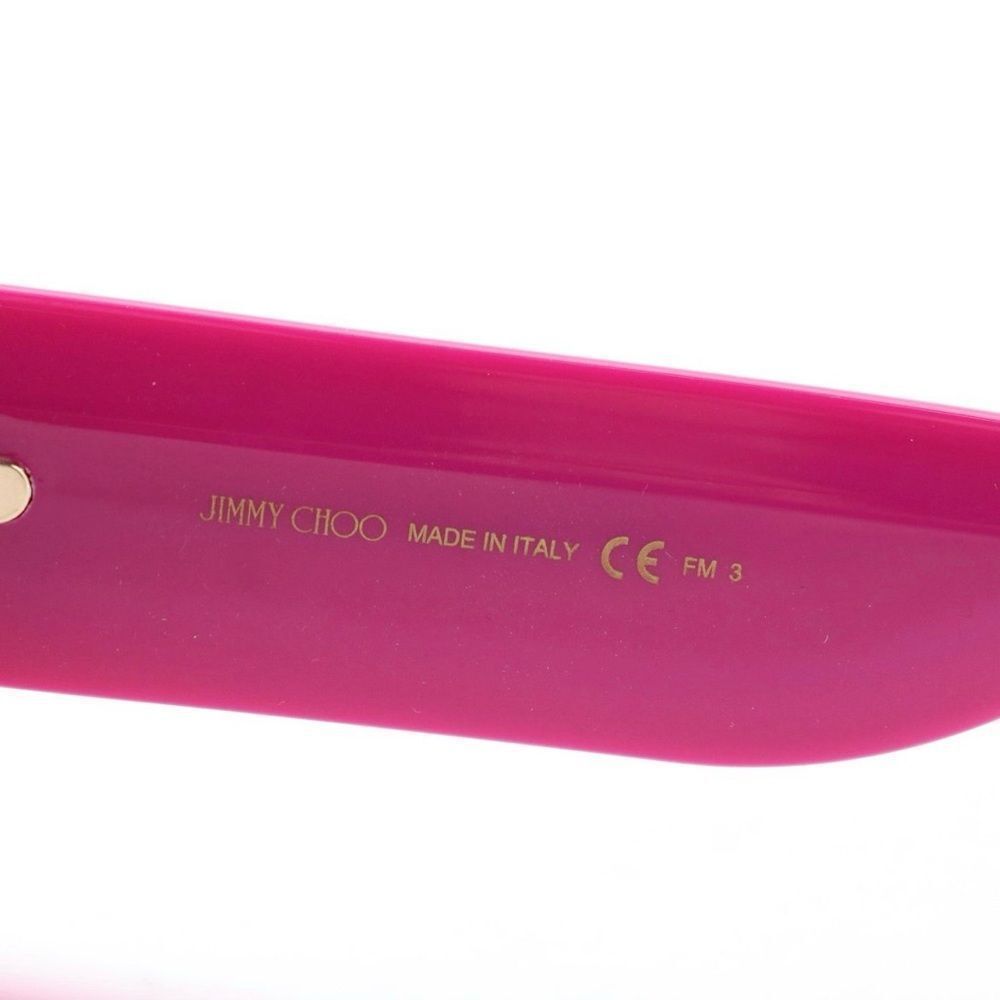 Jimmy Choo Vita Fuchsia Rectangular Sunglasses - image 3